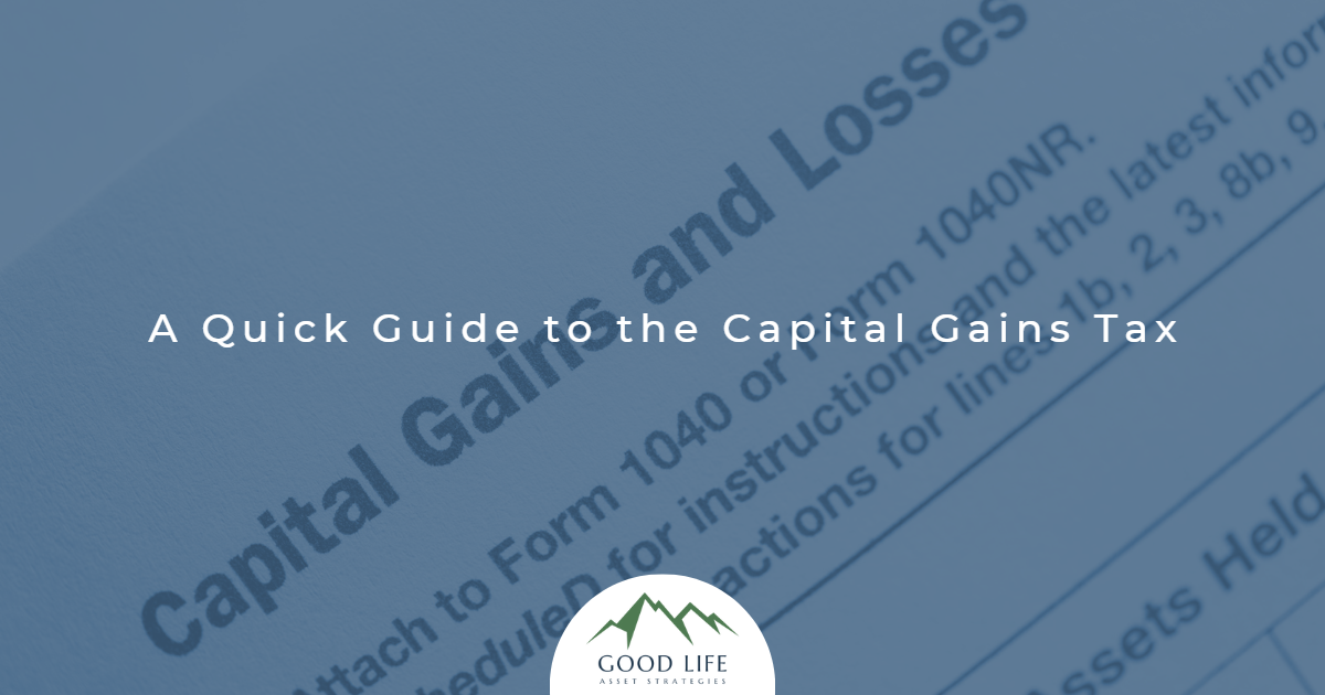 Capital gains tax blog post image.